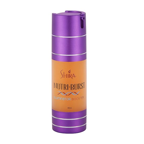 Shira (30 ml) Nutriburst Illuminator Booster Discoloration Correcting Serum With Turmeric Compound, Spf Boost Skin Glow And Hydrating Serum, Antioxidants And Peptides Prevents Hyperpigmentation
