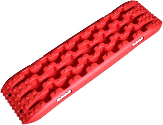 2pc 10T Automatic Automatic Driving Emergency Equipment Mud Traction Assistance Sand Or Snow Off-road Belt Mud for Sand/Mud/Snow Off-road(Red 1 piece)