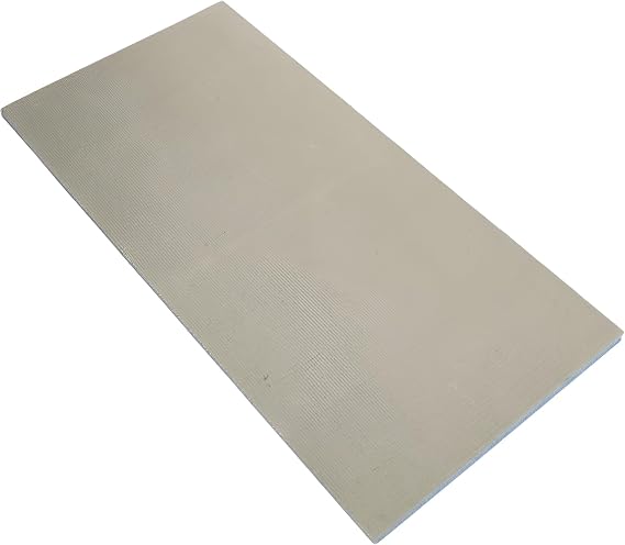 XPS Insulation Board 1200mm x 600mm Waterproof Thermal Tile Backer Panel for Underfloor Heating & Wall Floor Insulation (0.492, 12.5, Millimetres)