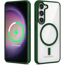 Spia Samsung Galaxy S22 Plus ile uyumlu Kılıf Yeşil Oflam Kablosuz Şarj Kapak Dayanıklı Darbe Karşıtı Koruyucu Tasarım (Samsung Galaxy S22 Plus, Yeşil)