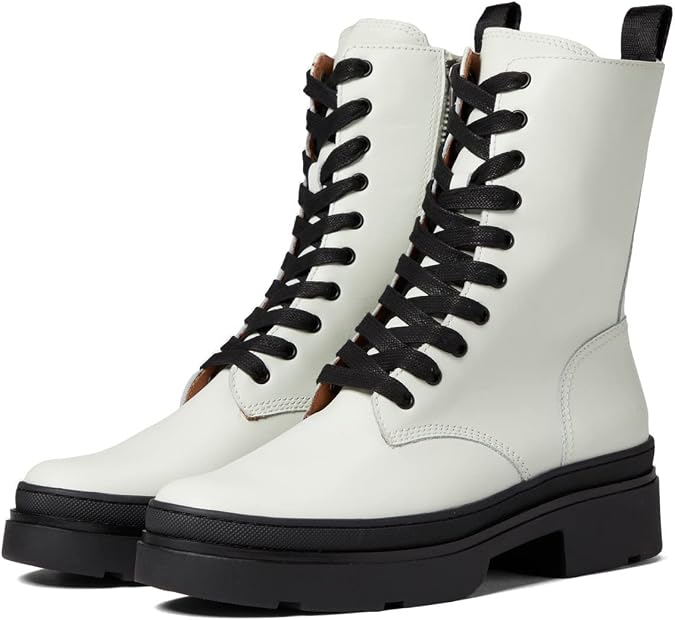 Frye Chloe Combat White 6 B (M)