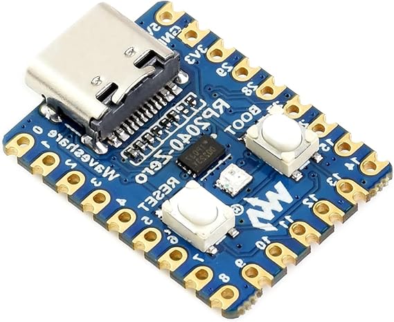 RP2040-Zero Pico Microcontroller Development Boards Binghe RP2040-Zero Mini Development Boards Based on Raspberry Pi Microcontroller RP2040 Type-C Interface Multifunctional GPIO Pins