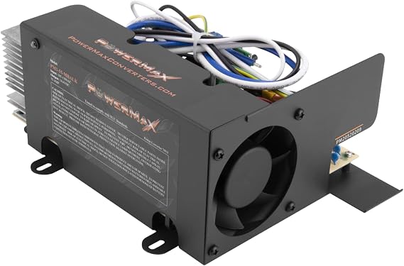 Powermax PM4 55A MBA 110V AC to 12V DC 55 Amp Power Converter with Built-in 4 Stage Smart Battery Charger