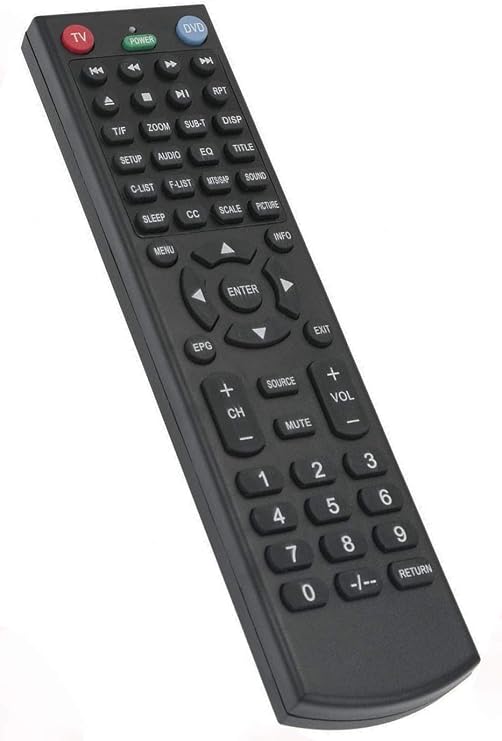 Replacement Remote Control for Jensen TV and DVD