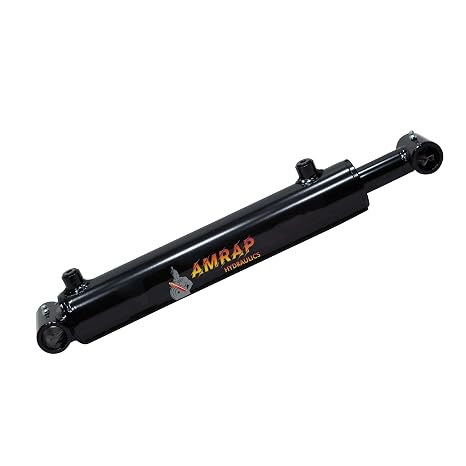2.5x14 Hydraulic Cylinder - 2.5" Bore 14" Stroke Double Acting Welded Cross Tube Hydraulic Cylinder 3500 PSI Retracted: 22, Extended: 36,SAE#8