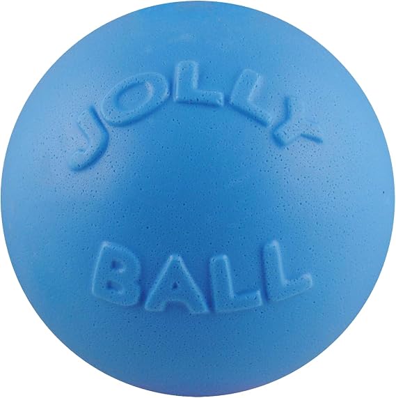 Jolly Pets Bounce-N-Play Small Dog Ball, 4.5 in, Blueberry