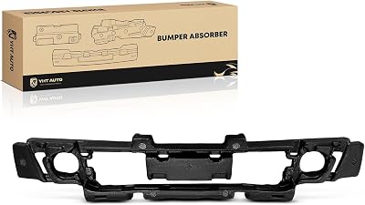 YHTAUTO Front Side Bumper Absorber Compatible with Kia Soul 2010-2011 Hatchback, Black Bumper Face Bar Impact Energy Absorber