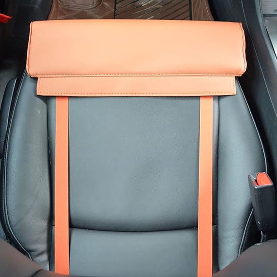 Car Seat Modification Leg Support Car Seat Extender for Car Driver Seat Office Chair,Car Seat Extender Pad Leg Support Pillow for Cars Buses Trains Office Home,Lightbrown