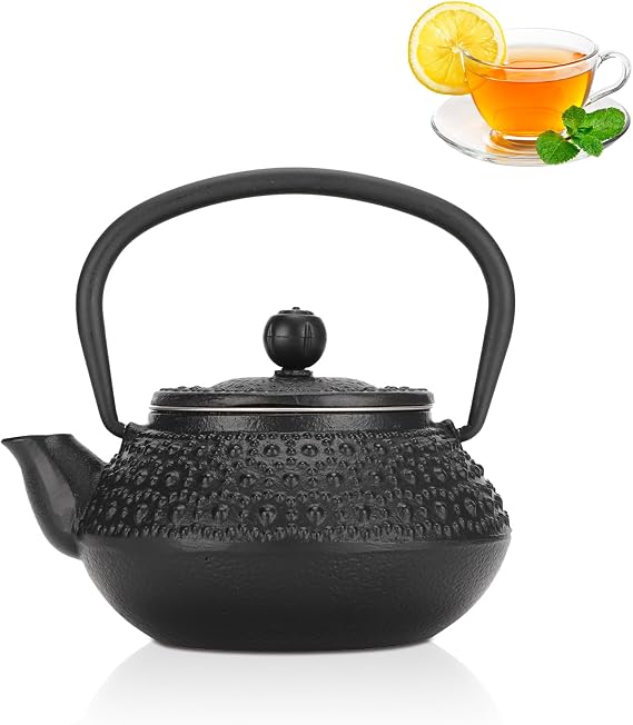 0.3L Cast Iron Tea Pot with Infusers for Loose Tea