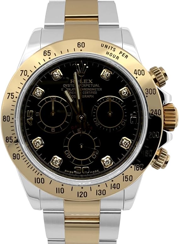 Pre-Loved Cosmograph Daytona 116523G, Automatic, Steel and Yellow Gold, 40