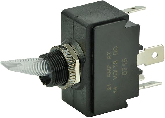 BEP 1001906 SPST Lighted Toggle Switch - Off/On