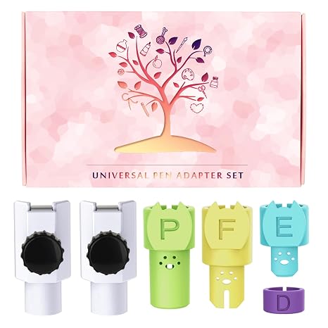 Universal Pen Adapter Set for Joy/Joy 2 and Joy Xtra,Compatible with Sharpie,Crayola,Sakura,Stabilo and More Hard-Tip Pens Less Than 0.47 Inches