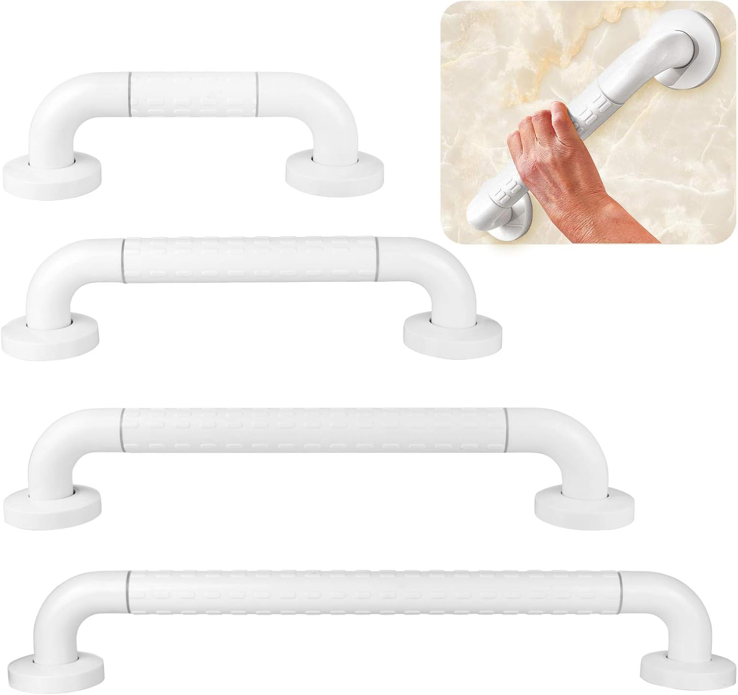 Bathroom Grab Disability Aids Grab Rails Mobility Aids Safety Hand Rail Support Non Skid for Elderly, Disabled, Senior