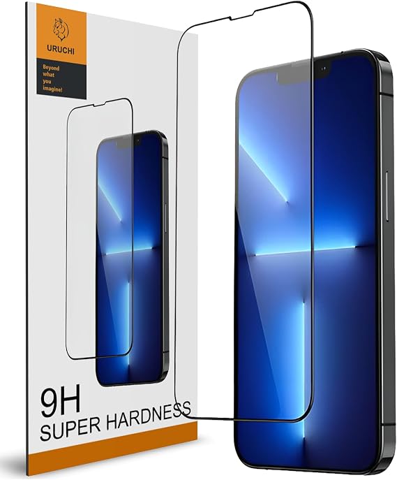 screen Protector Compatible with URUCHI iPhone 14 Plus and iPhone 13 Pro Max (6.7''), HD Full Coverage Screen Cover Window Film