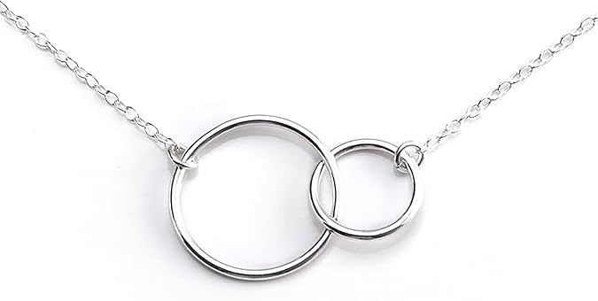 Best Friend Necklace - 925 Sterling Silver Friendship Necklace, Great Going Away Gifts For Friends, BFF, Bestie Necklace