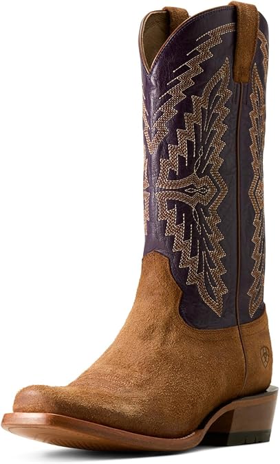 ARIAT Men's Futurity Showman Cowboy Boot, Foothill Brown Roughout/Violet, 7