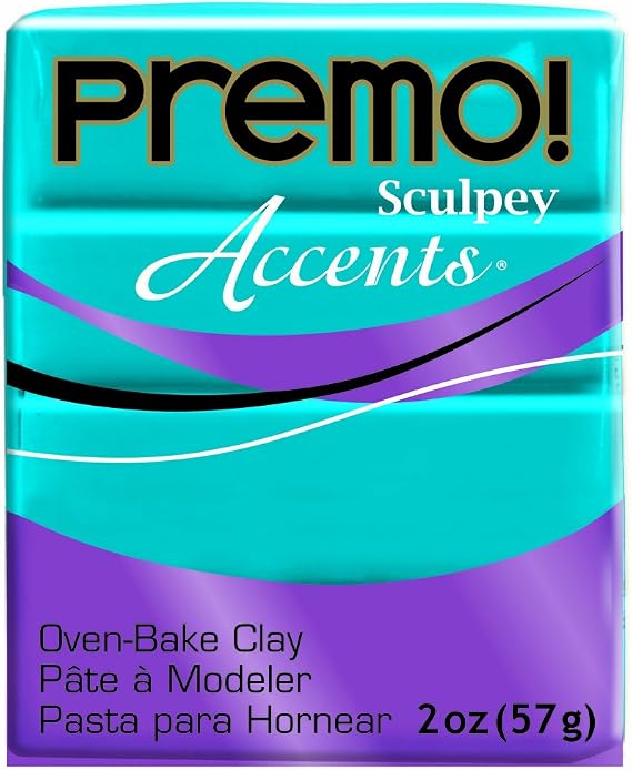 Sculpey Premo Polimer Kil 57Gr Transparan Mavi
