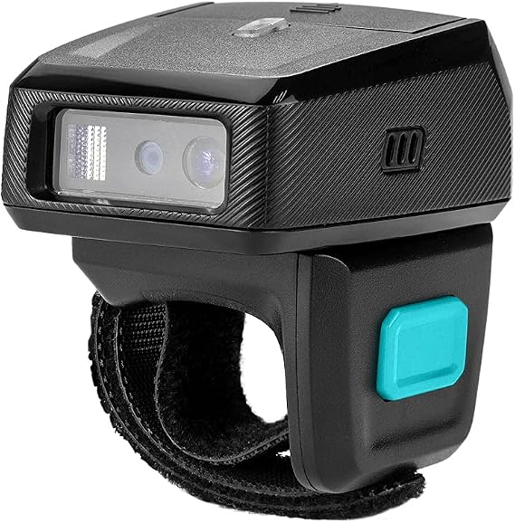 NETUM Bluetooth 2D QR Ring Barcode Scanner, Wearable Mini Bar Code Reader