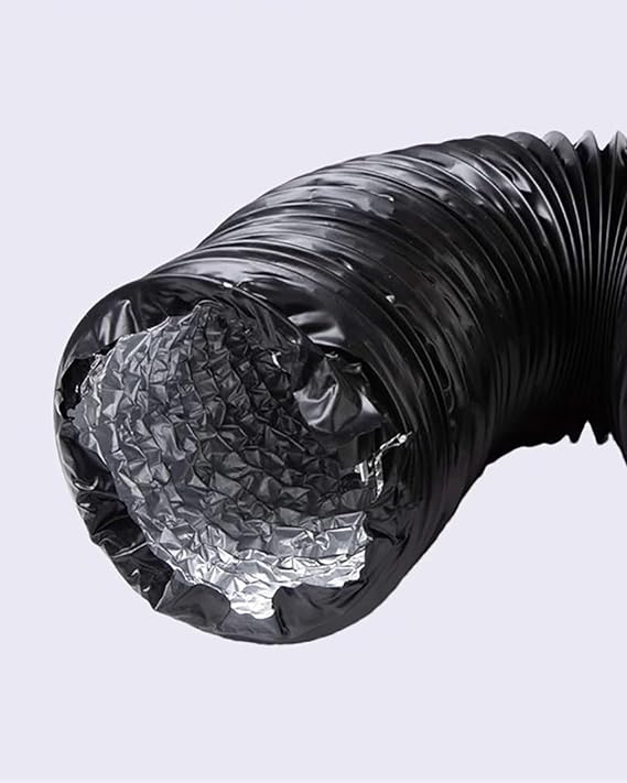 Dryer Vent Hose Flexible Dryer Ducting Tube Air Duct 20 23 26 33ft, Dryer Vent Hose for Tight Space, Cloth Dryer Exhaust Tail Pipe Through Wall(6m(236"/19.6ft),115mm(4 1/2"))