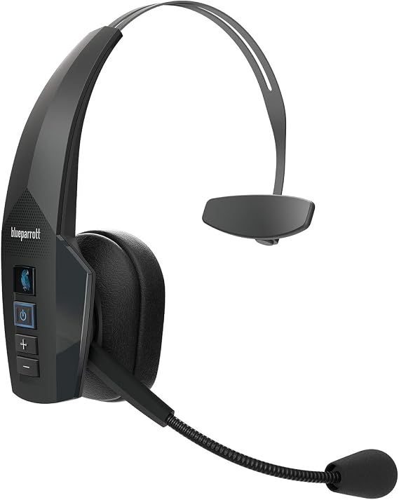 BlueParrott B350-XT Bluetooth Headset | 96% noise canceling headset for truck drivers; lightweight comfort, IP54-rated, 24 hr talk time