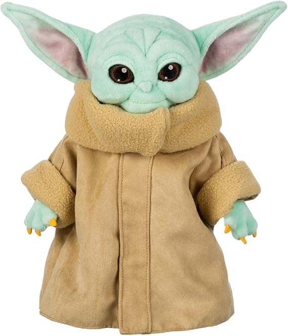 Disney Store Official Grogu Star Wars Toy - Baby Yoda Plush from The Mandalorian - Soft and Snuggly Baby Yoda Disney Plushy with Embroidered Features - Perfect Cuddly Galactic Companion for Fans