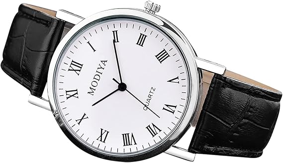 Men Watch for Ramadan Days Belt Men's Trend Classic Creative Calendar Gift Roman Watch Strap Scale Dial Men's Watch Ladies Watch