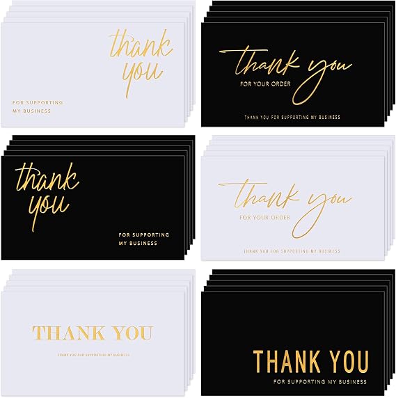 Tenare 120 Piece Thank You Cards for Small Business
