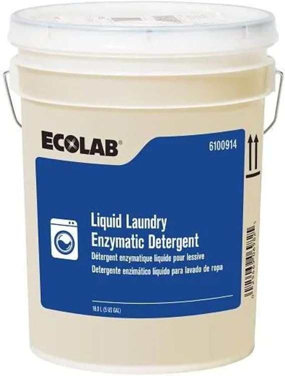 Ecolab Liquid Laundry Enzymatic Detergent 5gal