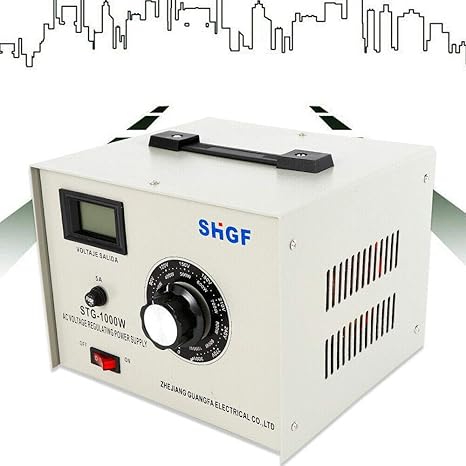 Variac Auto Transformer, 110V 0-300V STG-1000W Step Up and Down Variac Digital Display Autotransformer Single Phase AC Voltage Regulator Power Supply Converter Transformer for US Plug