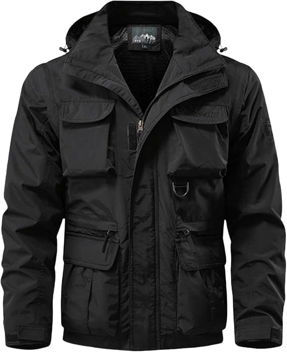 Waterproof Outdoor Jacket Mens, Mens Lightweight Hooded Jacket