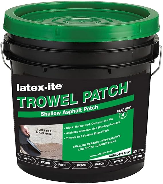 Latex-ite® Trowel Patch, 5Kg, Tarmac Asphalt Repair, Tarmac Crack Repair