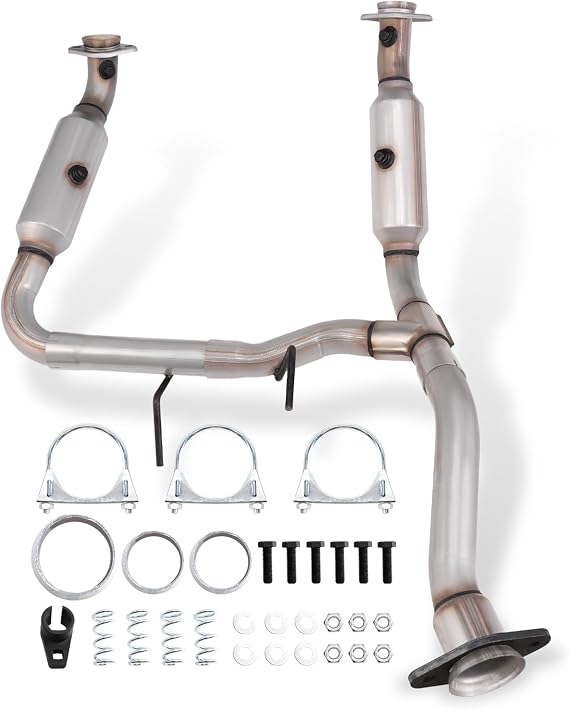 High Flow Catalytic Converter Kit Compatible with F150 2009-2010