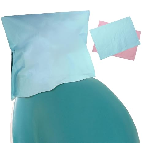 500 Pcs Dental Headrest Paper Cover 10"x13" by Vastmed | Disposable Dental Chair Sleeves Protector | Fluid Resistant Poly Backing Colored Sleeves for Headrest - Blue