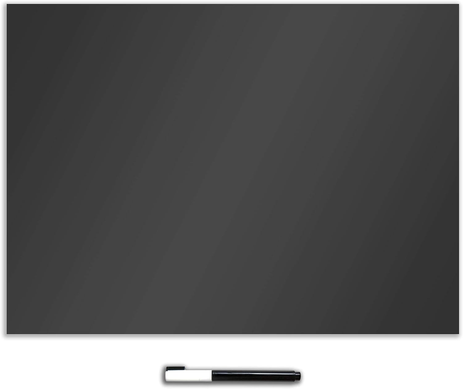 Black Dry Erase Message Board Wall Decal 24 x 18in