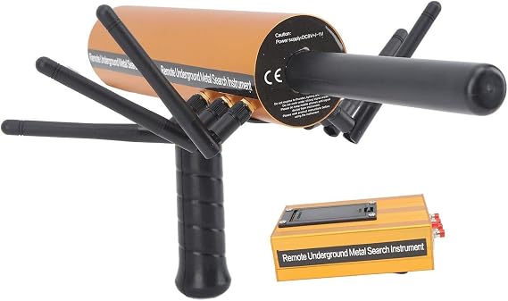 Metal Detector Pinpointer 30m Depth 1200m Range 6 Antenna Handheld for Gold Finding Archaeology Beach Treasure, Accurate Microcomputer Control, Lost Items Recovery in Soil Sand Water