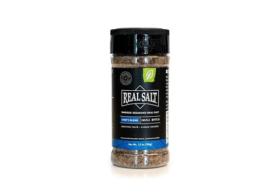 REDMOND Real Salt Smoked Salt, 5.5 oz shaker (FLAVOR)