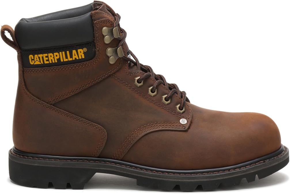 CAT Steel Second Hand Work Boot Male Shift Dark Brown 11W US