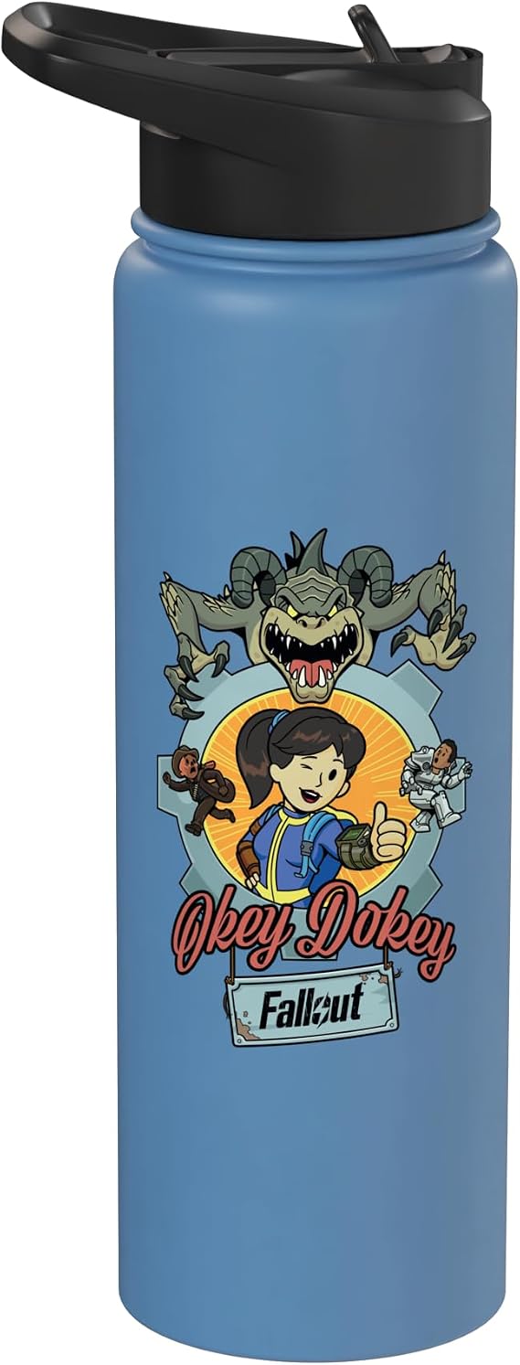 Fallout - Okey Dokey Stainless Steel Insulated Water Bottle