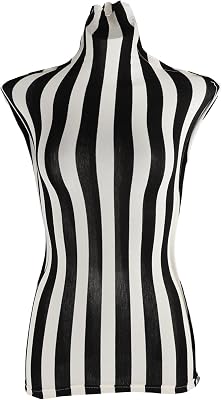 Mannequin Fabric Cover, Mannequins Lace Cover Female Dress Form Stripes Mannequin Display Cover- Fashion Stretchy Cover for Model Display
