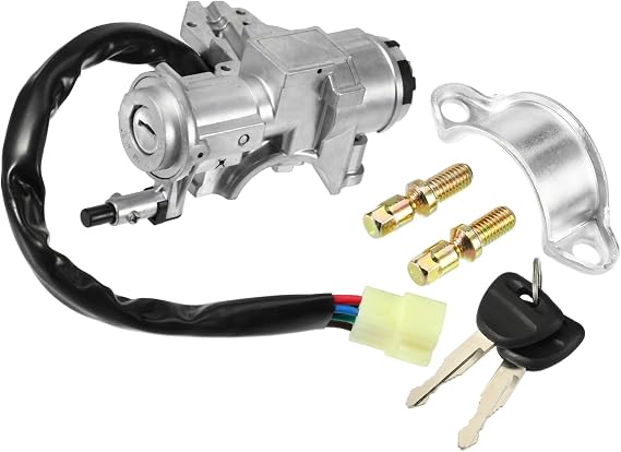 Motoforti No.MB894755 Ignition Switch Starter with Keys for Mitsubishi L200 Cyclone Mighty Max 1986-1994 / Inner/Durable / 1 Set Long-lasting