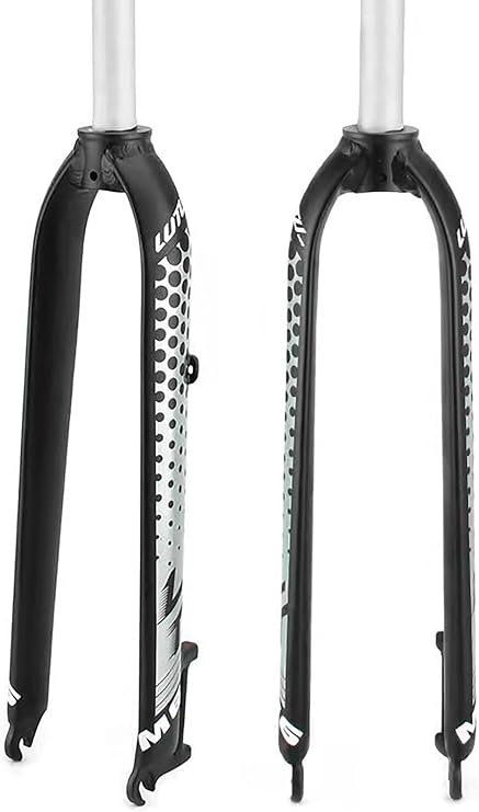 Mountain Bike Fork Rigid Fork 26 27.5 29 Inch Front MTB for Mountain Bike 9Mm QR Disc Brake Bicycle B,26in