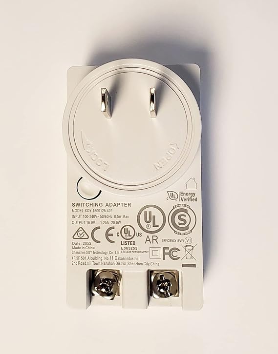 Video Doorbell ADC-VDB770 Wall Power Supply Kit 16V, 1.25A - ADC-VDBA-PSU-DC