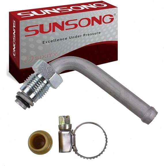 Sunsong 3602825 Power Steering Return Line End Fitting