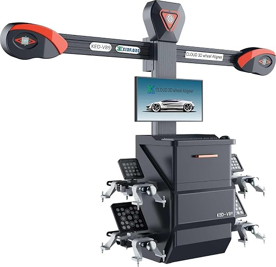 XK Wheel Alignment Machine 3D Tire Aligner System,V89, 110V | Automotive Tire Alignment Tool for Repair Shops,Trucks, SUV,Cars