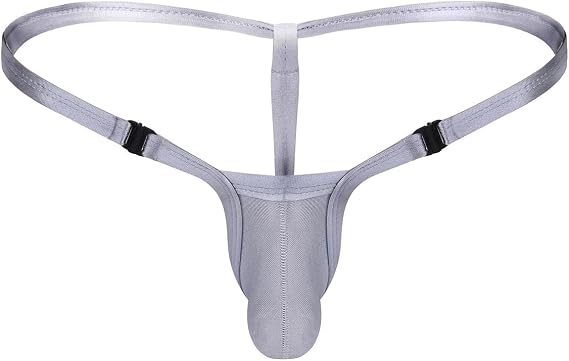 Alvivi Men's Smugglers Grape G-String Thong Underwear Micro Pouch String T-Back Jockstraps...