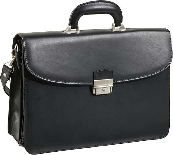 Amerileather APC Functional Leather Executive Briefcase - Black (#2850-0)