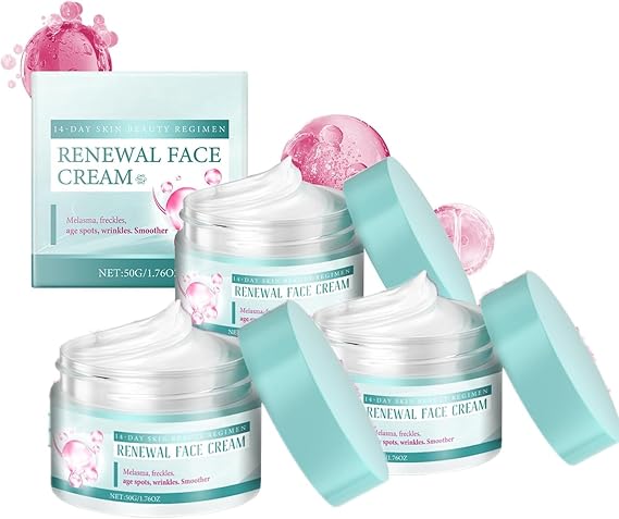 Renewal Face Cream, Firming & Renewal Cream, Melasma Cream, Pigmentation Removal Cream, Dark Spot Remover for Face, Brightening Cream, Corrector for Age Spots Sun Spots Freckles Brown Spots (3)