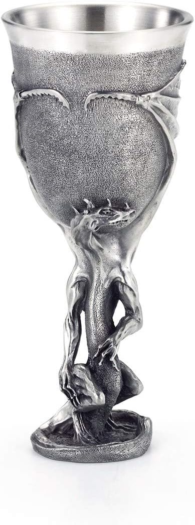 Royal Selangor Hand Finished Sculptors Dream-LORD OF THE RINGS Collection Pewter SMAUG Goblet Gift