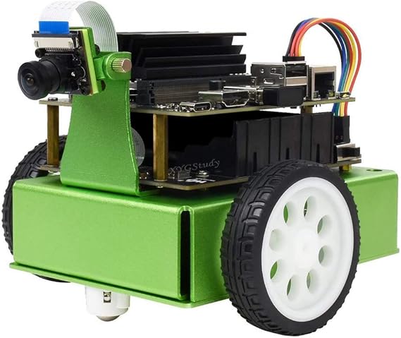 Add-ons Acce for Jetson Nano 2GB Developer Kit Only to Build AI Smart Robot JetBot with Front Camera Eye and ROS Nodes Code WiFi Wireless Facial Recognition Object Tracking Self Driving @XYGStudy