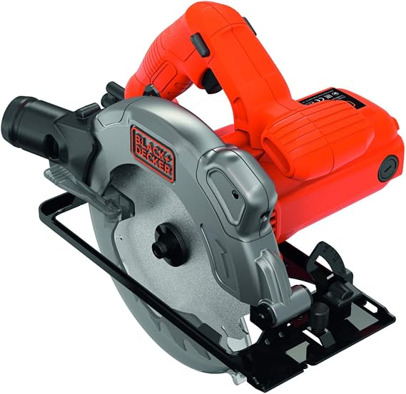 Black + Decker Cs1250L-Qs Circular Saw, Orange/Black, 1250 W